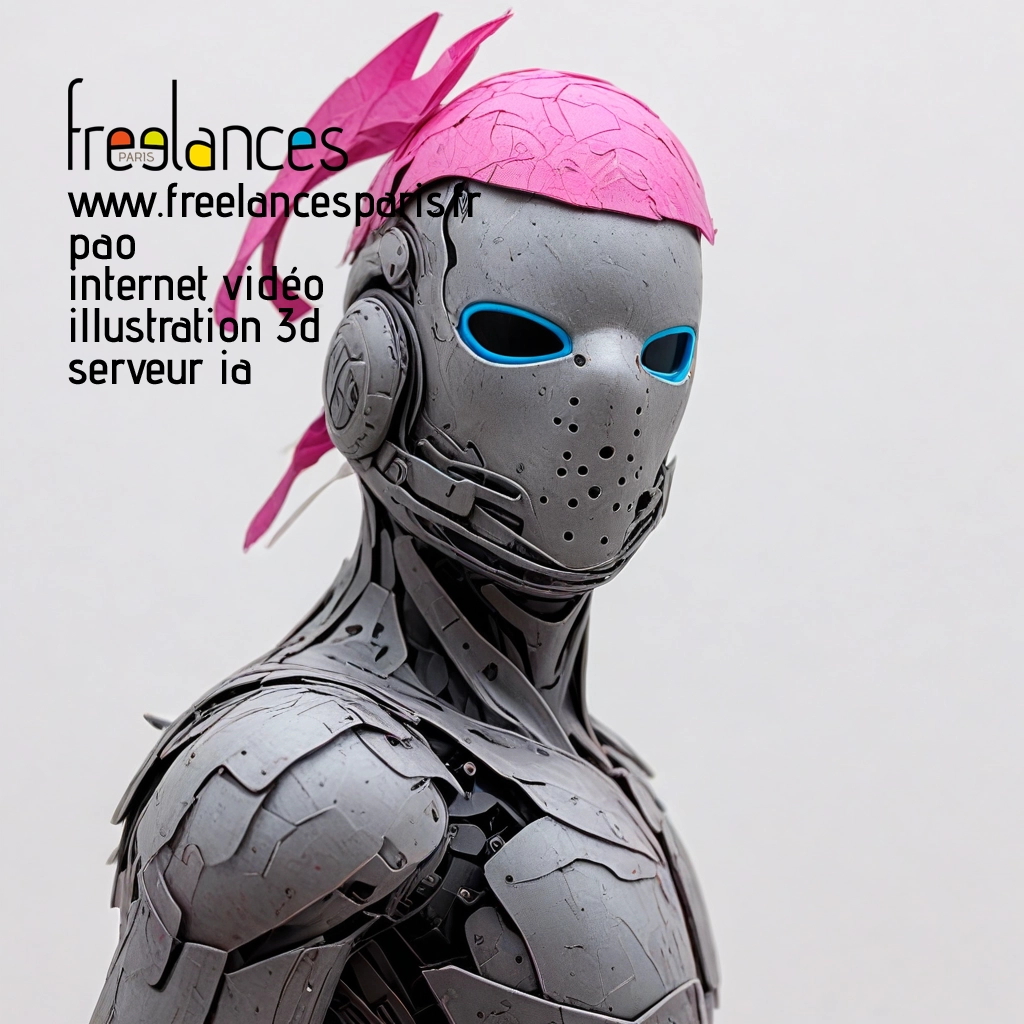 Pao mise en page internet vidéo illustration 3d serveur image IA générative AI freelance paris studio de création magazines BZWEMU00